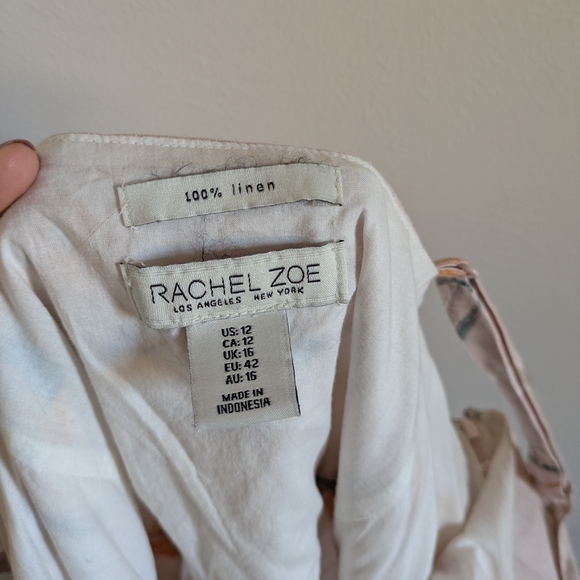 Rachel Zoe Linen A-line Sundress With Pockets - Picture 2 of 9